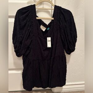 Anthropologie peplum top new with tags